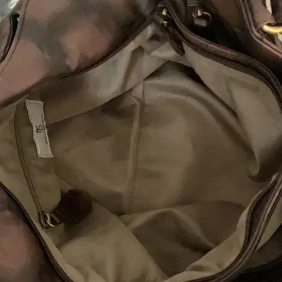 Angel Barcelo Roomy Large Coffee Brown Fashion Hobo Shoulder Handbag NWOT - Picture 8 of 14